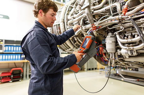 韋林工業(yè)內窺鏡MViQ檢測實景圖